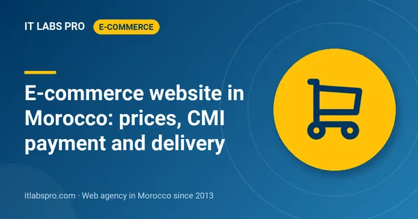 E-commerce website in Morocco: prices, CMI payment and delivery