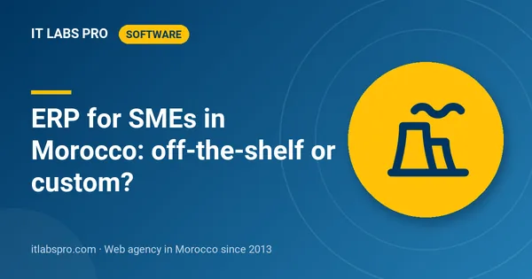 ERP for SMEs in Morocco: off-the-shelf or custom?