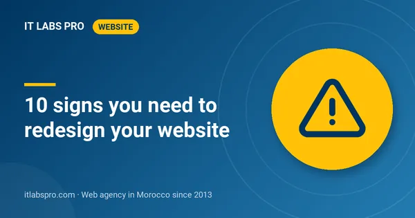 10 signs you need to redesign your website