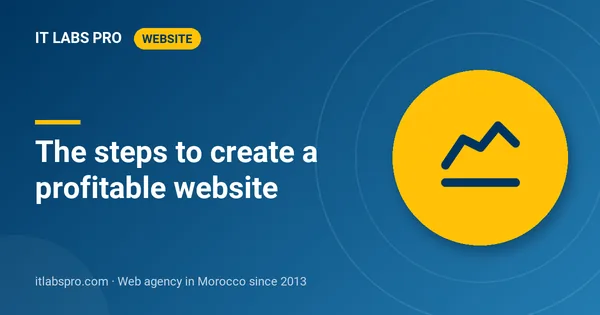 The steps to create a profitable website