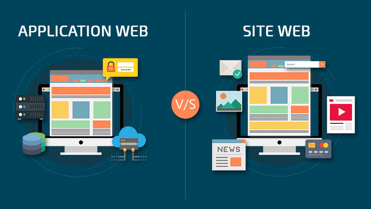 Difference entre un site web et une application web